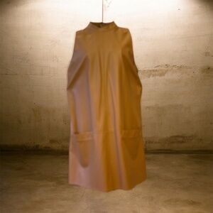 Aqua Design Faux Leather Dress